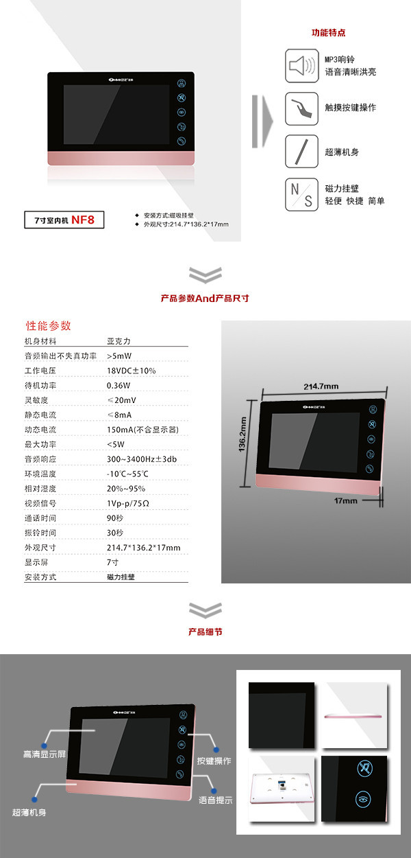 合作楼宇可视室内主机二号